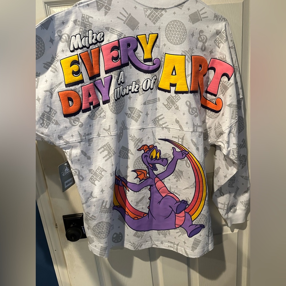 Disney 2024 Festival of the Arts Figment Spirit Jersey New with Tags - Picture 6 of 9